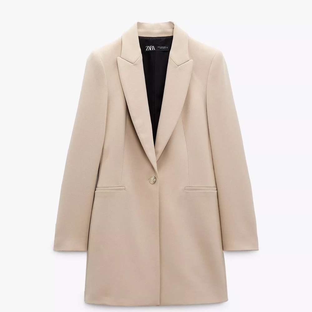 NWT long fitted blazer size XS
